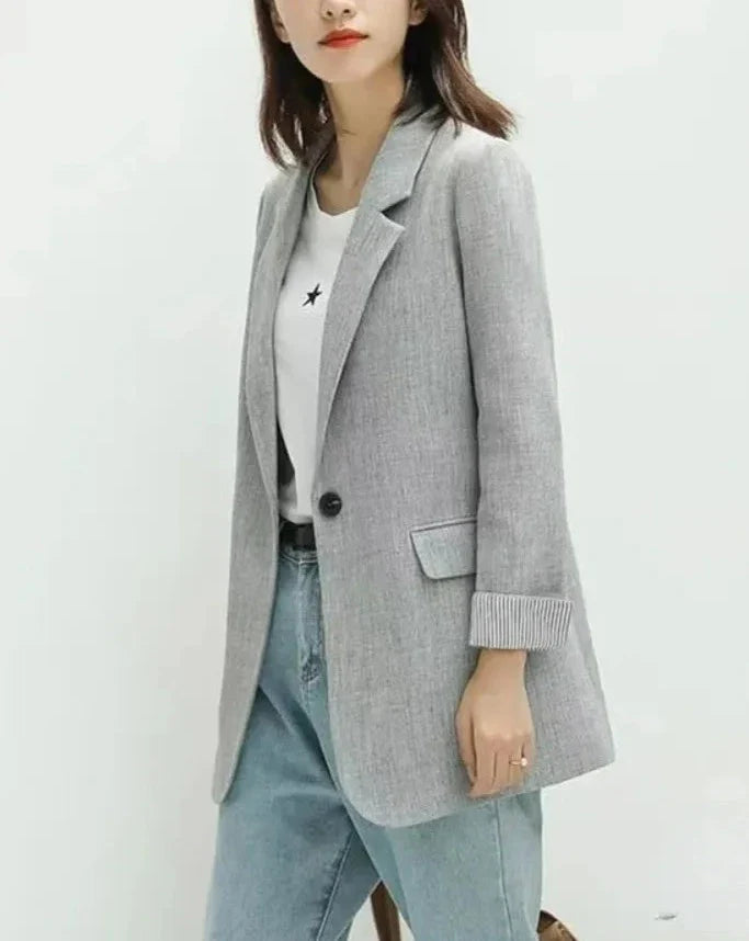 Blazer Feminino Cotton Plus Elegance