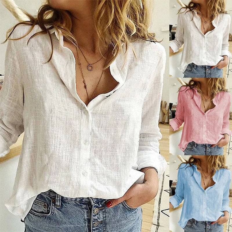 Camisa Feminina Linho Colimiran